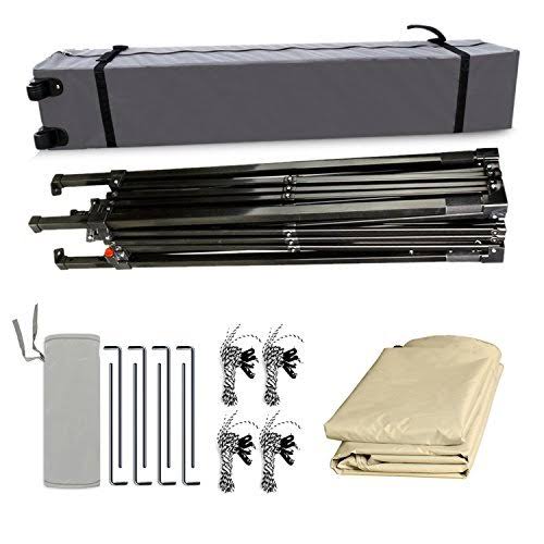 10' x 10' Pop Up Canopy with Wheeled Carry Bag E7061