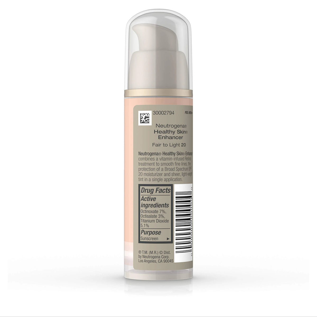 Fair To Light 20 Face Tint With Retinol & Broad Spectrum Spf 20 Sunscreen, 1 Fl. Oz E3316