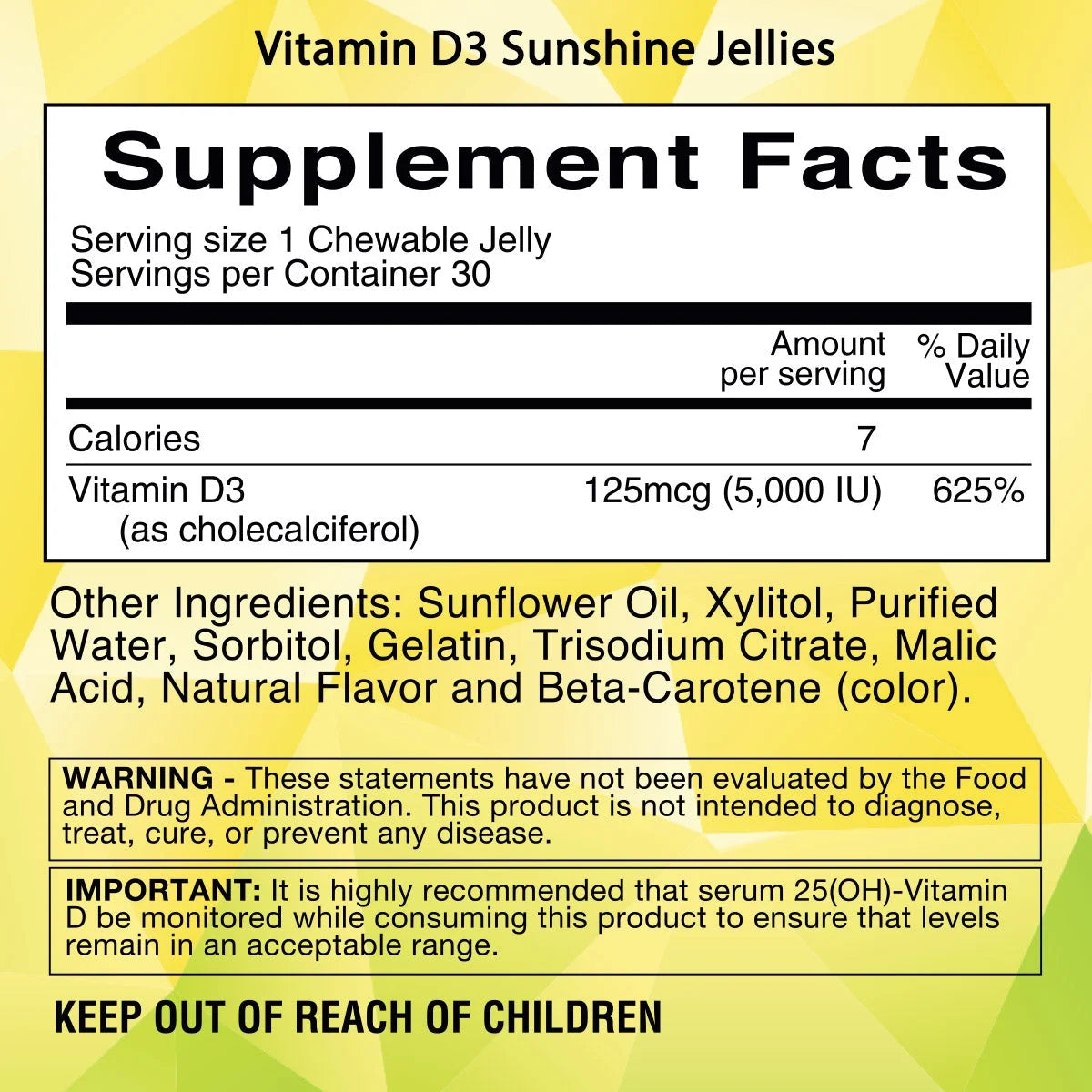 Vitamin D3 Jellies Q88436