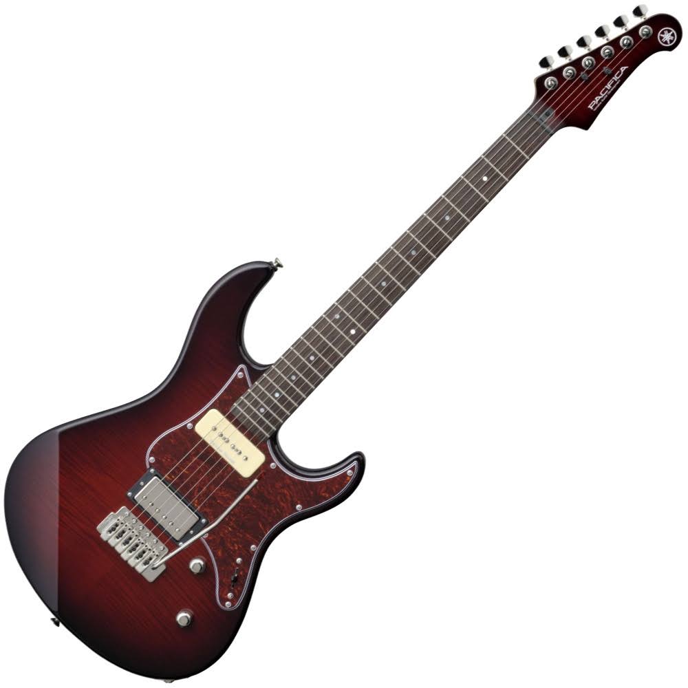 Dark Red Burst Electric Guitar with Rosewood Fretboard T82066