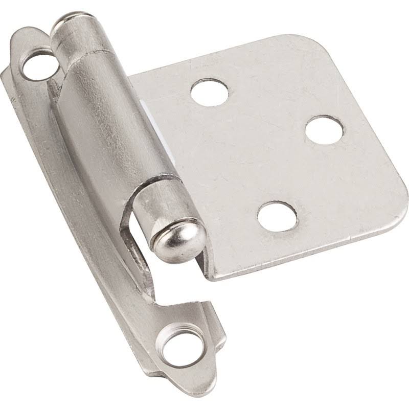 Satin Nickel Self Closing Hinge W450