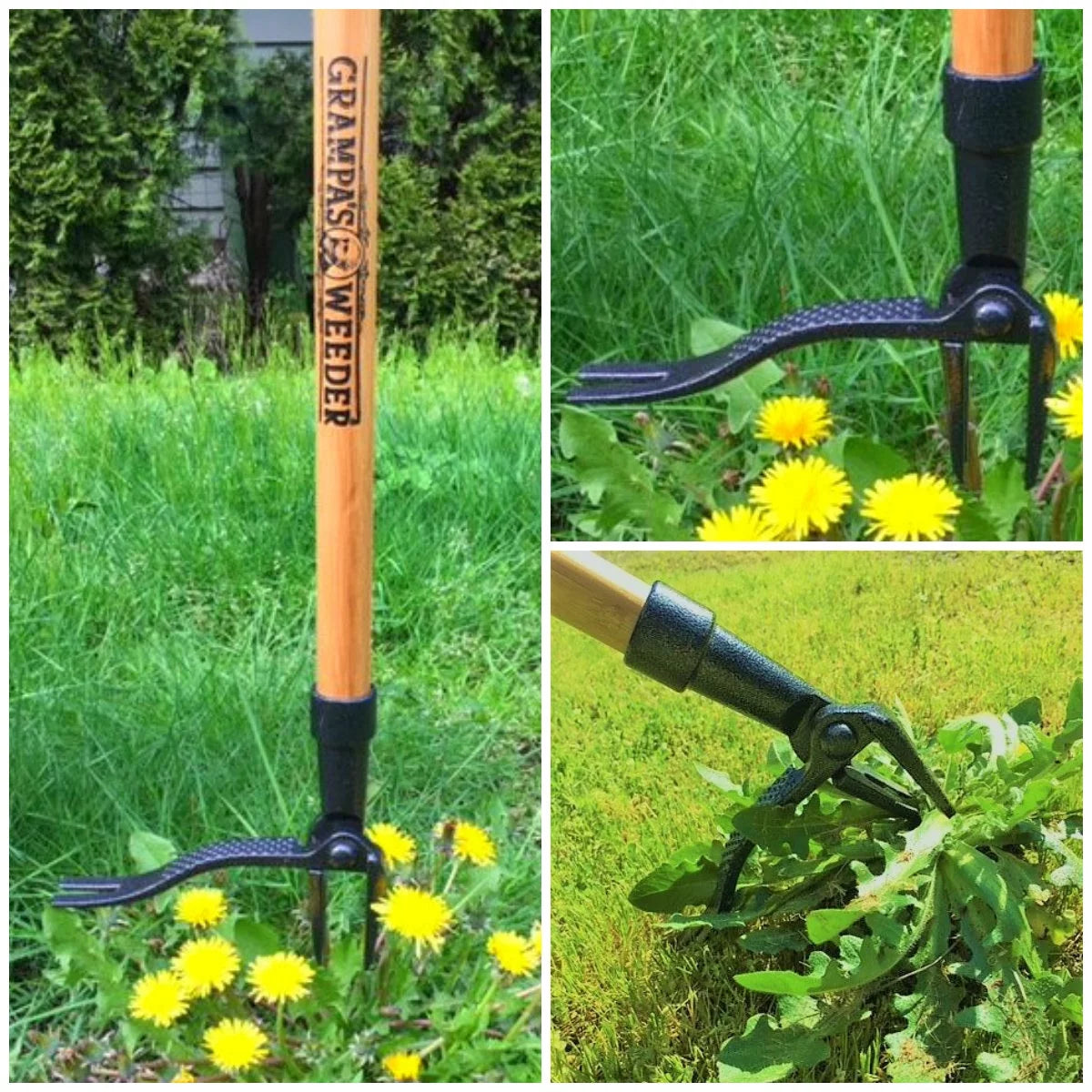Stand Up Weed Puller Tool with Long Handle K9510