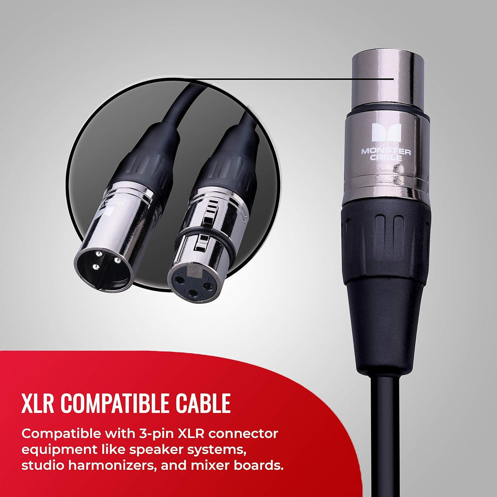 20 ft Silver Contact XLR Microphone Cable Pack of 2 L5663