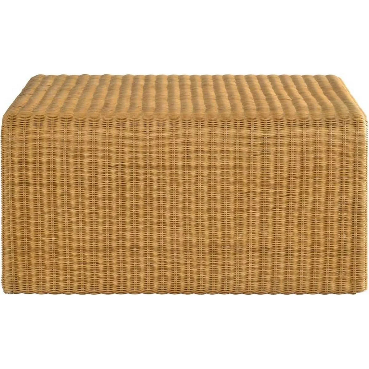 36 Inch Square Rattan Coffee Table S1608