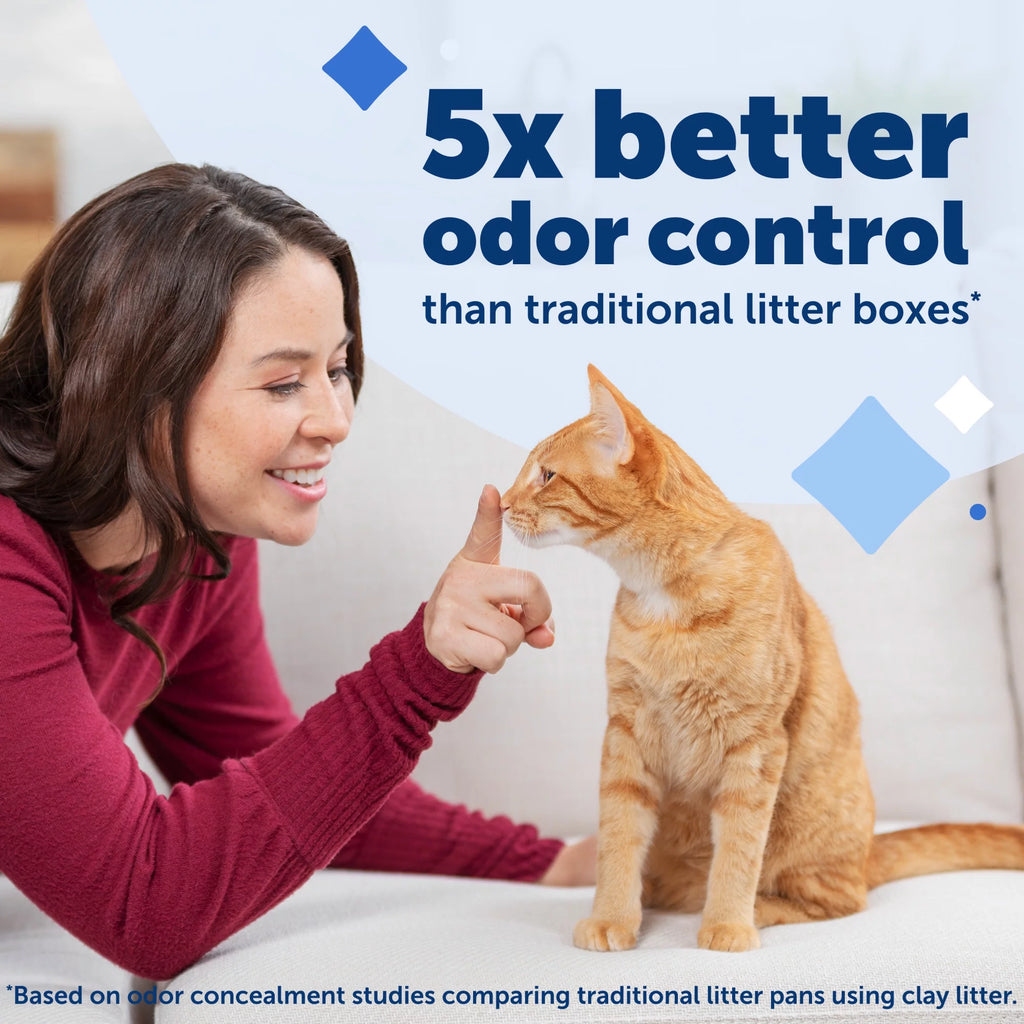 Lavender Scent Silica Crystals Cat Litter Trays 6-Pack G187593