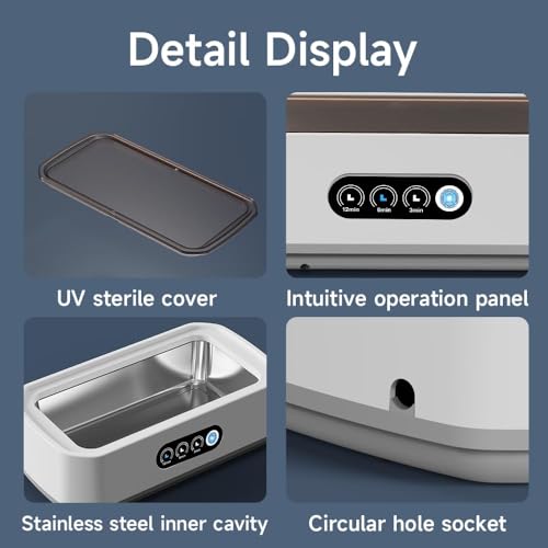 650ML Ultrasonic Jewelry Cleaner V1366