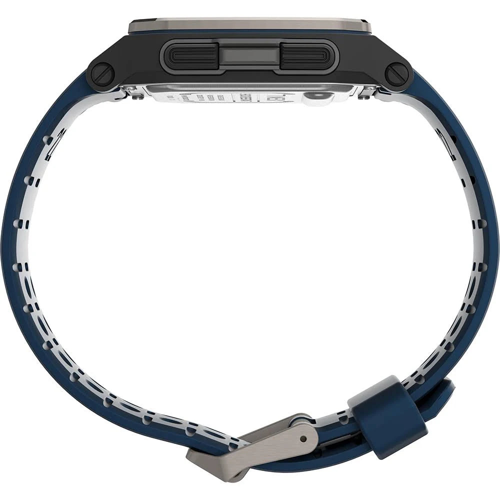 Black Case Watch with Blue Strap P36391