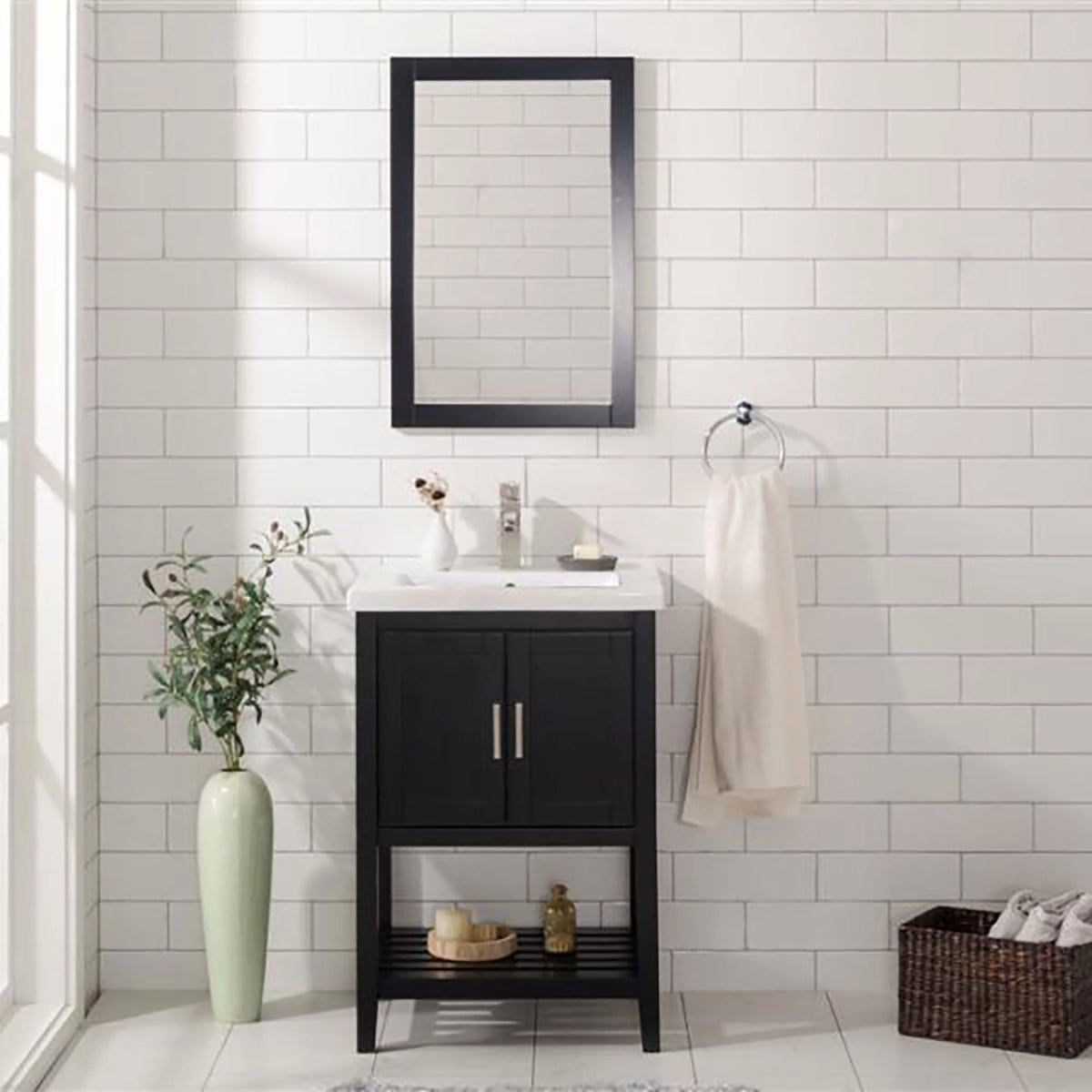 24" Espresso Sink Vanity U970452
