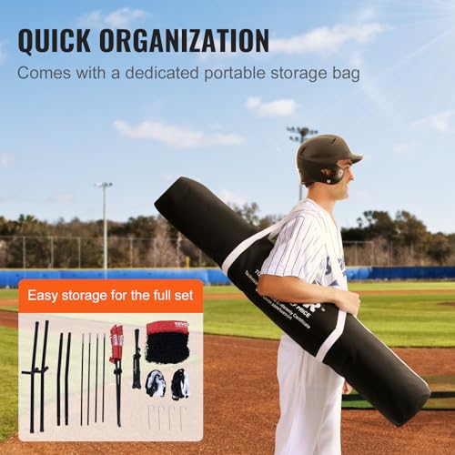 Portable Baseball Training Net with Carry Bag E130498