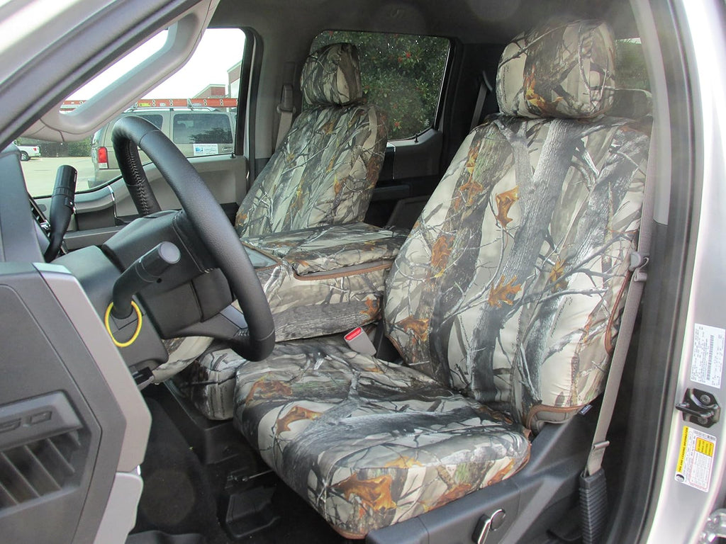 Waterproof Camo Seat Covers for 2015-2021 Ford F150 Front Split Bench C156651