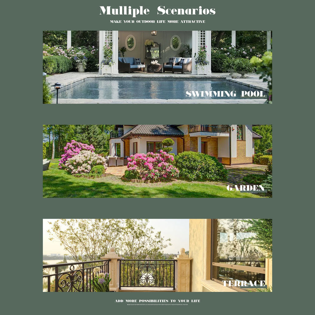 5 Pieces Wicker Rattan Outdoor Sofa Set with Ottoman B2178