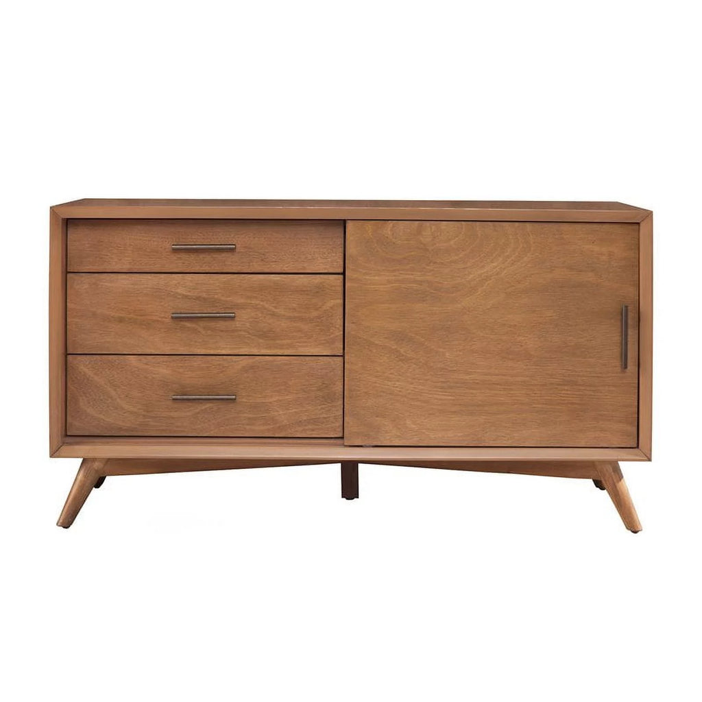 3 Piece Set with TV Console Panel Bed & Nightstand C4253