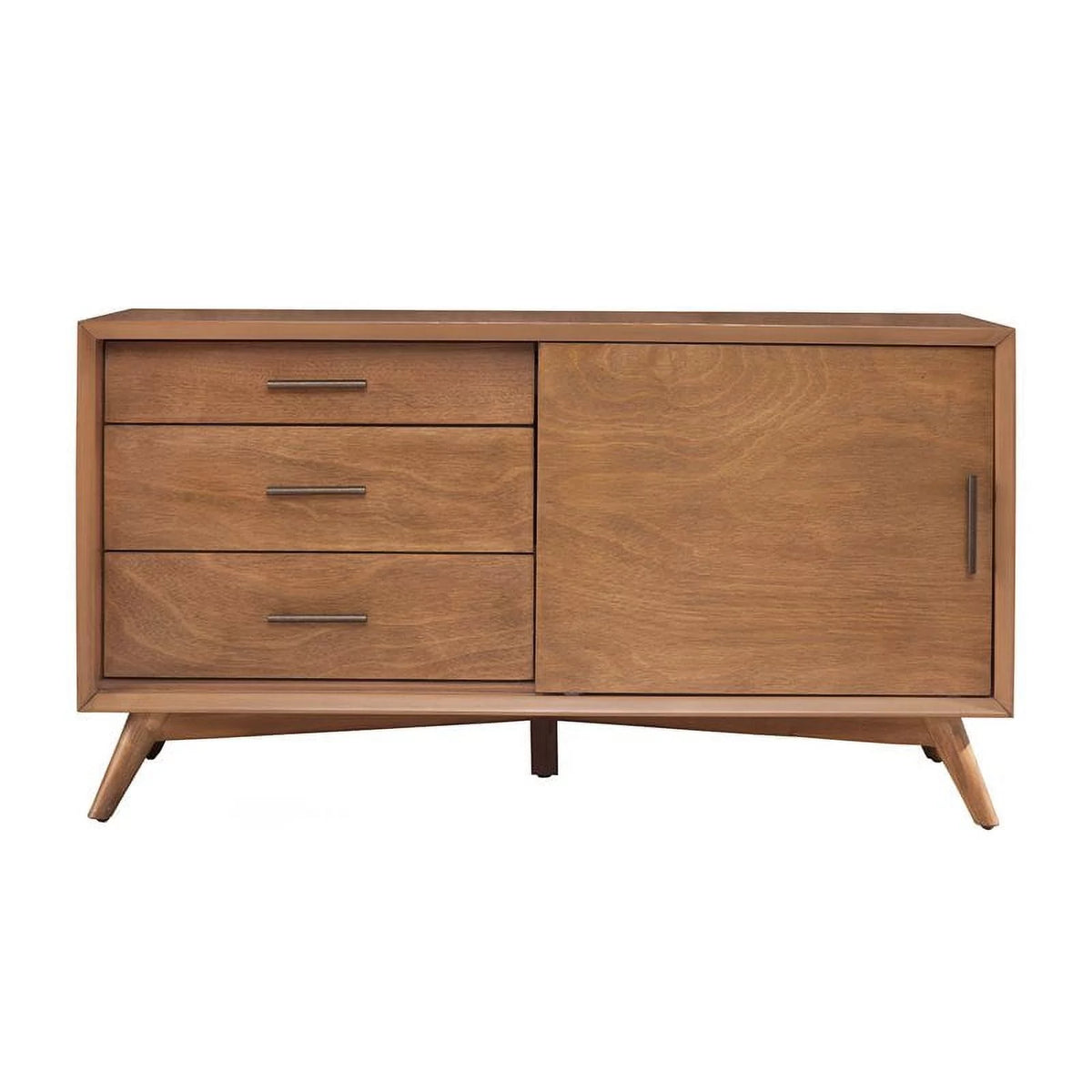 3 Piece Set with TV Console Panel Bed & Nightstand C4253