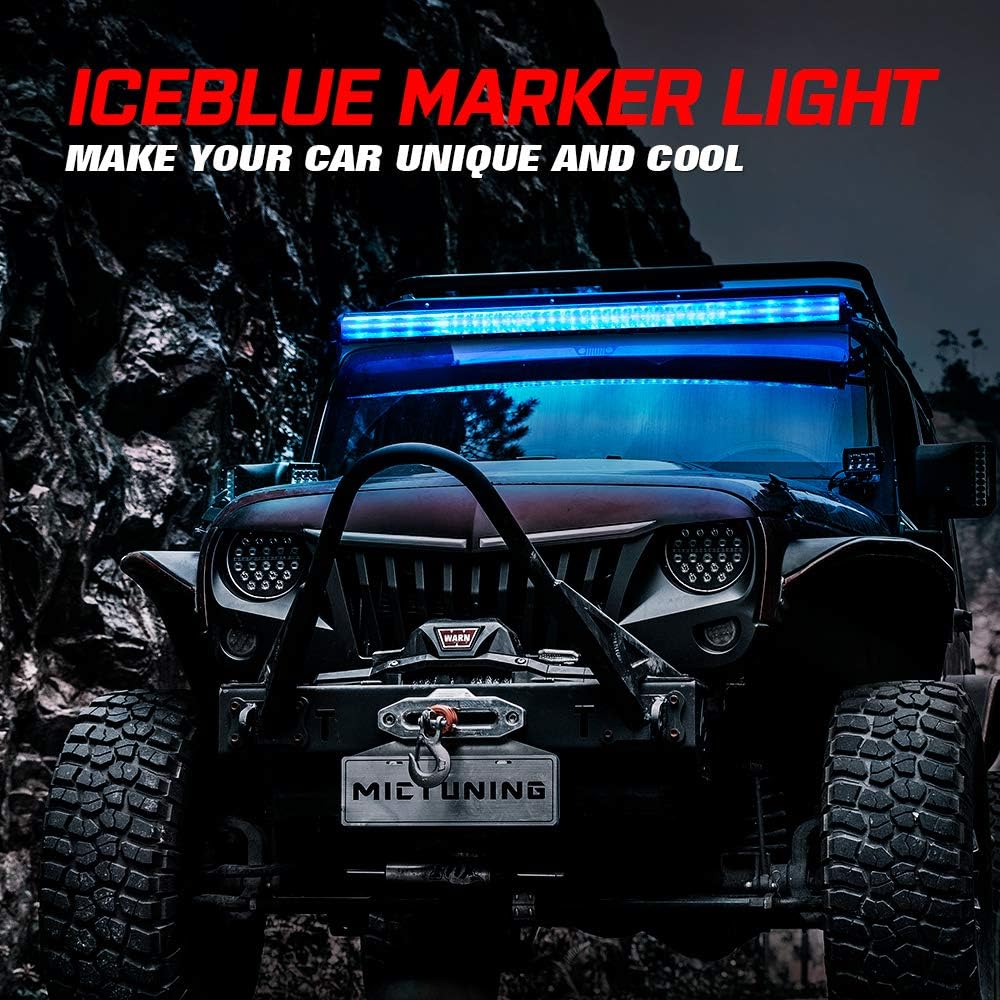 52 Inch 312W Dual Row LED Light Bar with Wiring Harness A264636