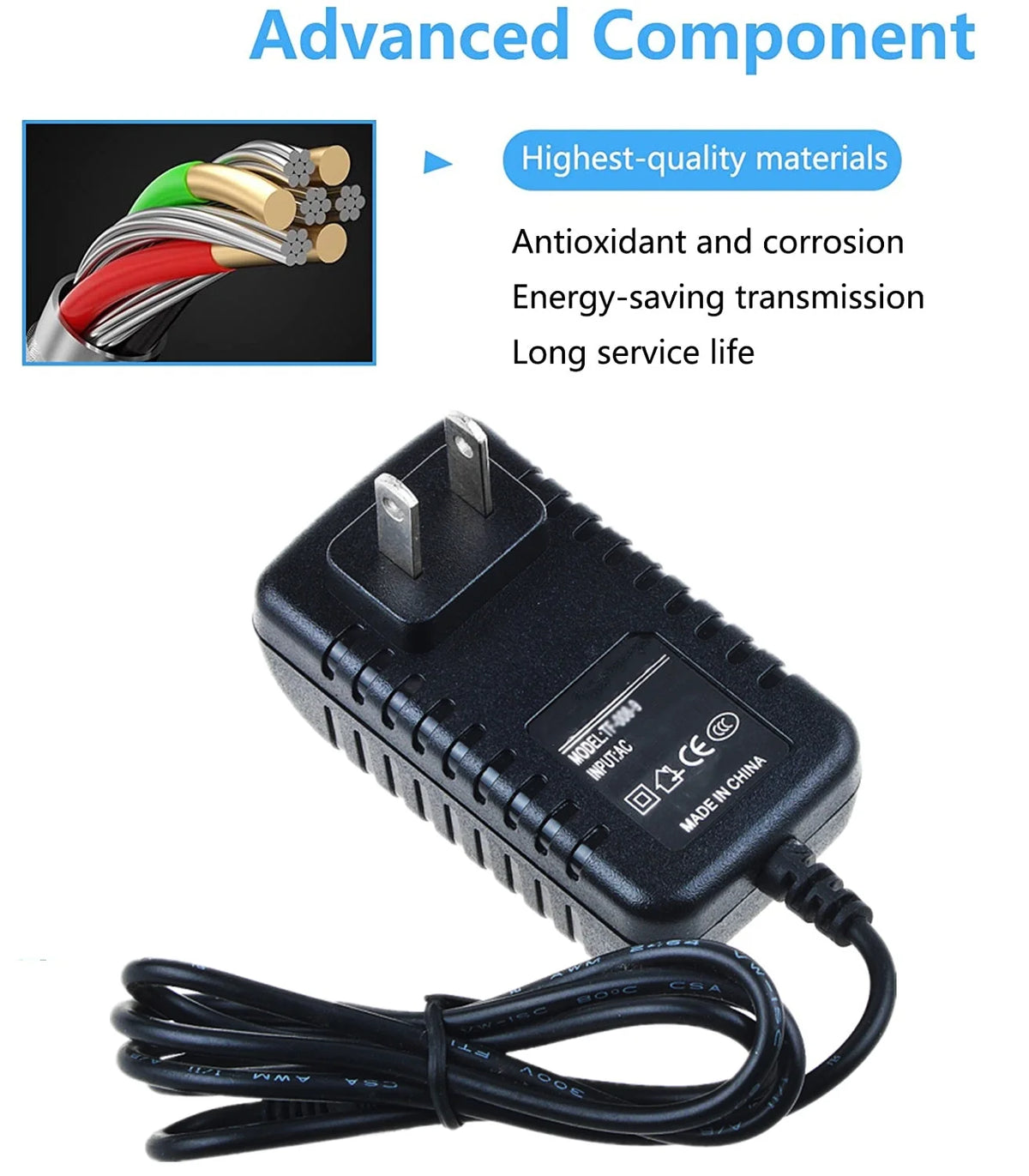 AC / DC Adapter Replacement for Exercise Bike I5225
