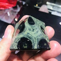 Malachite Pyramids Raw Mineral Rock Quartz Crystal Specimens U5913