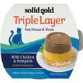 Solid Gold Triple Layer Pate Mousse & Shreds Pumpkin Cat Food Q811