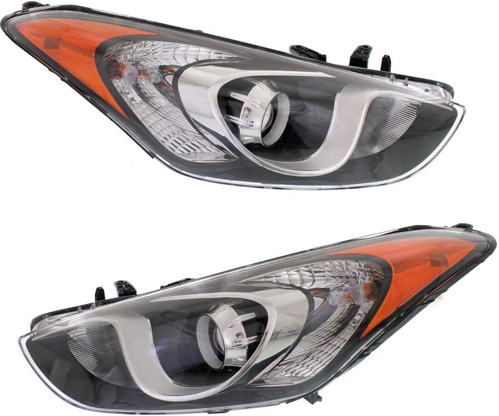 Headlight Assembly Passenger Side with Bulbs Y97349