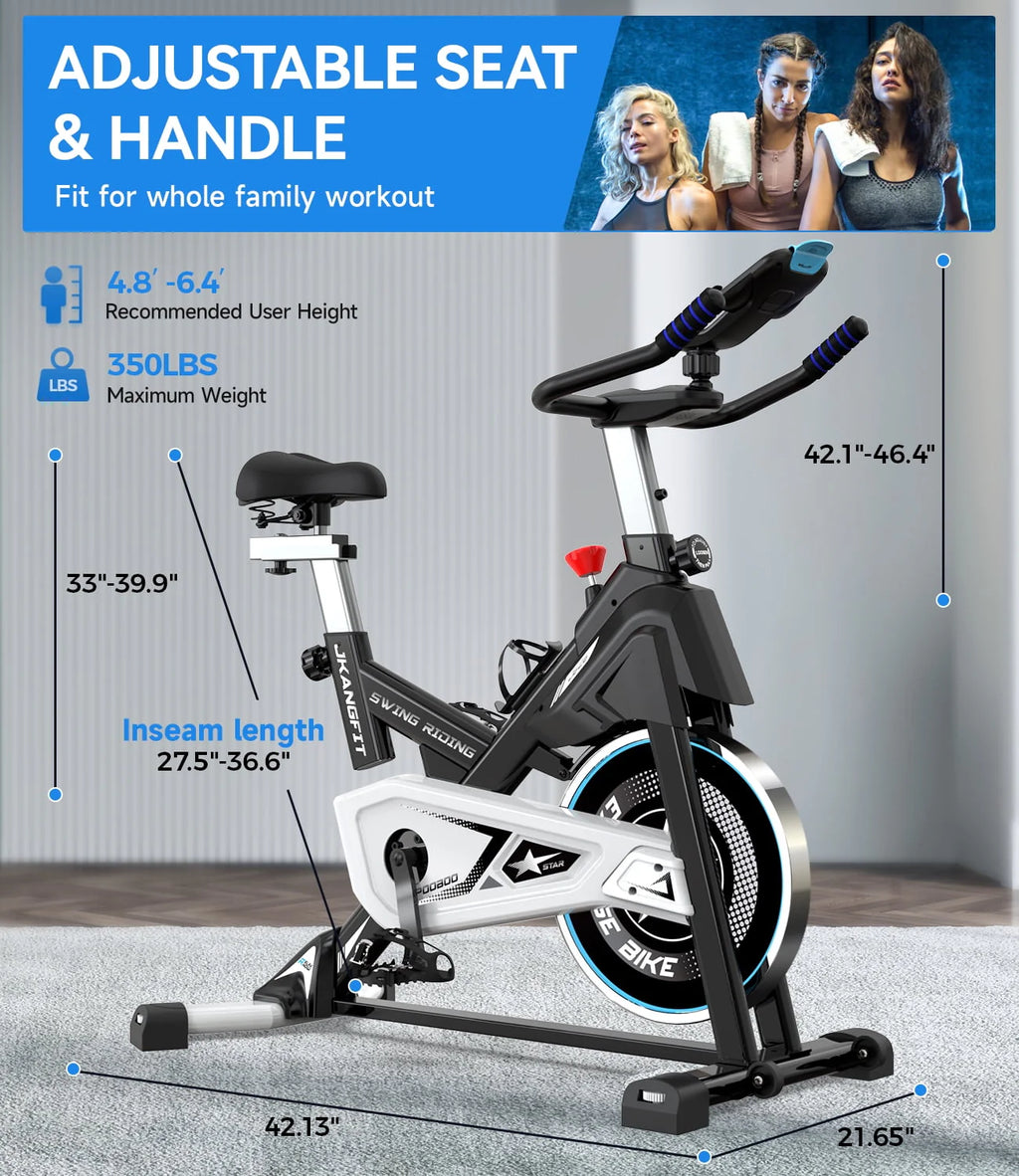 Magnetic Exercise Bike with Heavy-duty Flywheel K162229