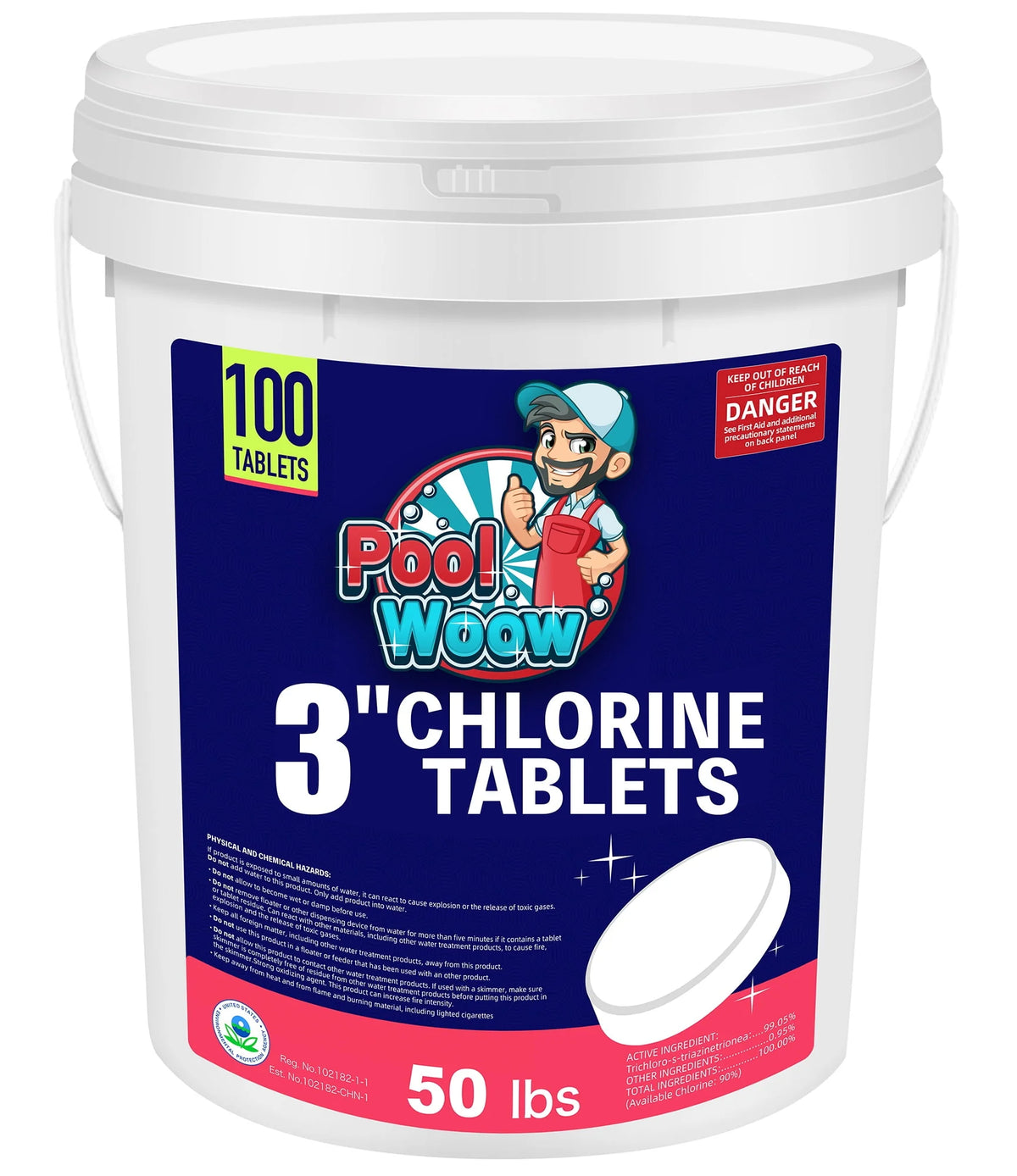 3 inch Chlorine Tablets B8852