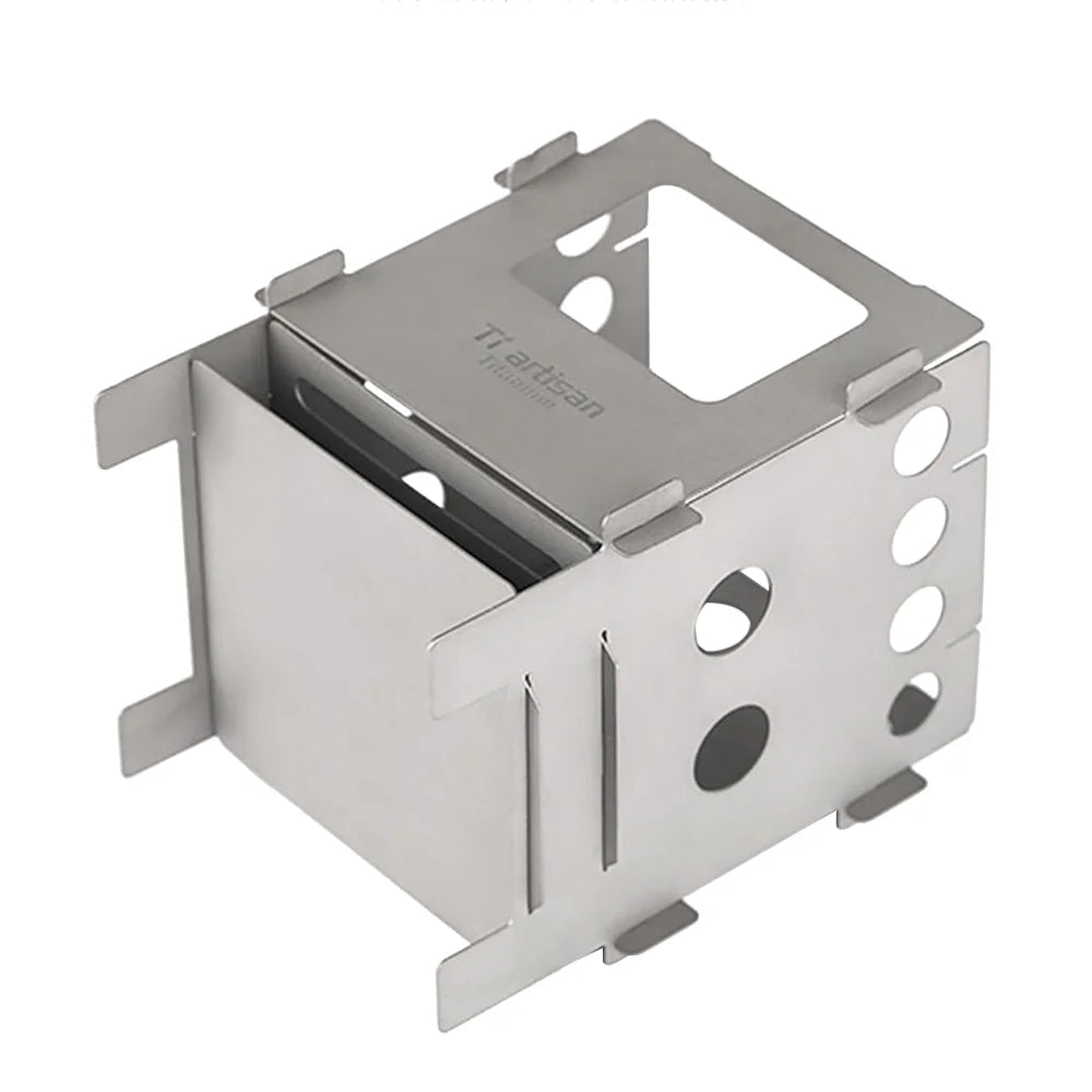 Titanium Wood Burning Pocket Camping Stove L729040