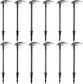 12 Pack Low Voltage LED Landscape Pathway Light, 8W, 3000K Warm White M348