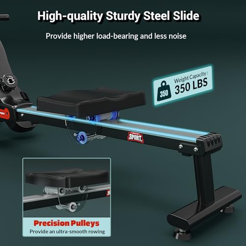 Magnetic Rowing Machine with LCD Monitor N121