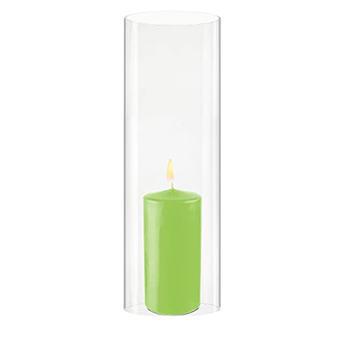 Clear Glass Hurricane Candleholder N855036
