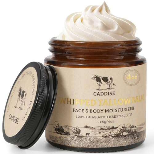 100% Grass-Fed Handmade Beef Tallow Cream Moisturizer, 4 Oz E894213