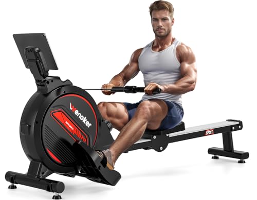 Magnetic Rowing Machine with LCD Monitor N121