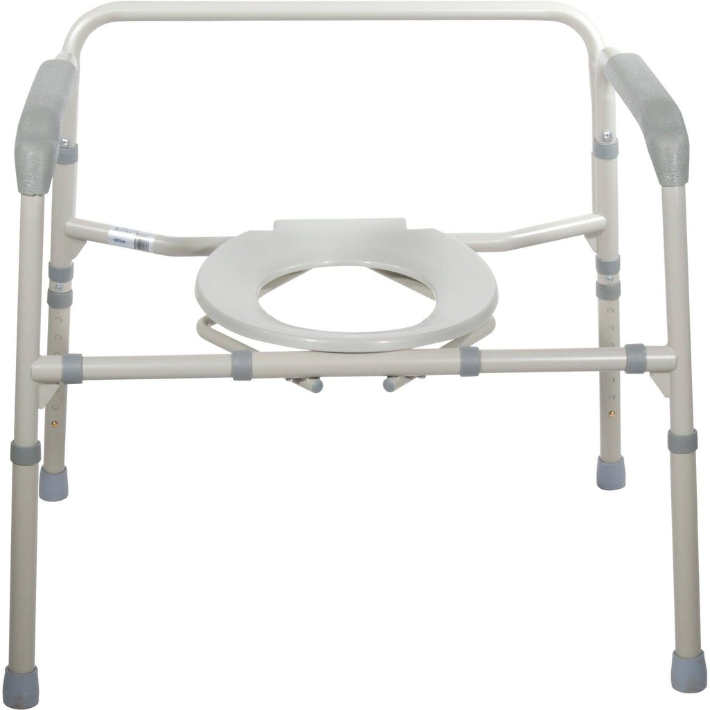 Grey Bariatric Folding Commode P7062