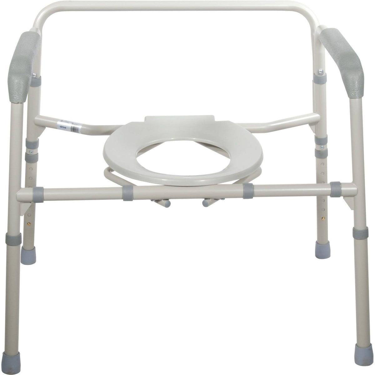 Grey Bariatric Folding Commode P7062