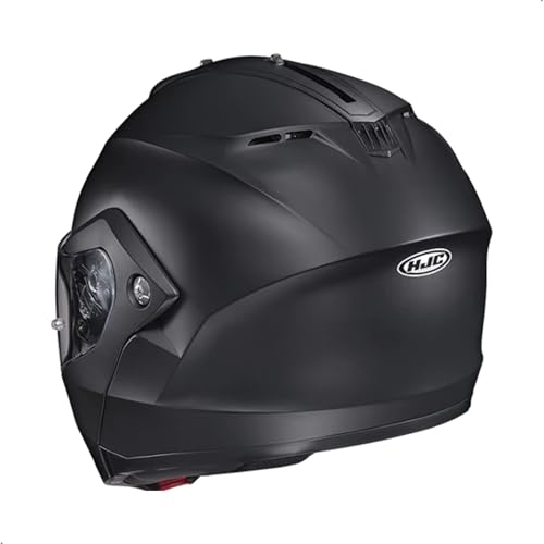 Solid Modular Motorcycle Helmet with Pinlock Shield, DOT Approved, Semi Flat Black, Medium B7916