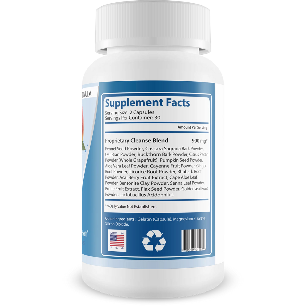 60 Capsules Natural Cleanse A27592