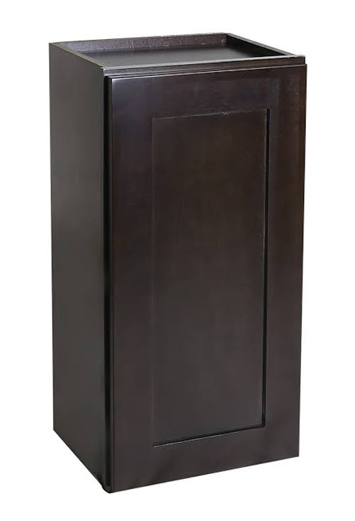 18 in. Fully Assembled Kitchen Wall Cabinet Shaker Espresso K479649