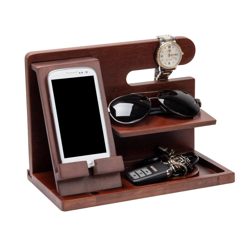 Wood Cell Phone Holder Organizer U911