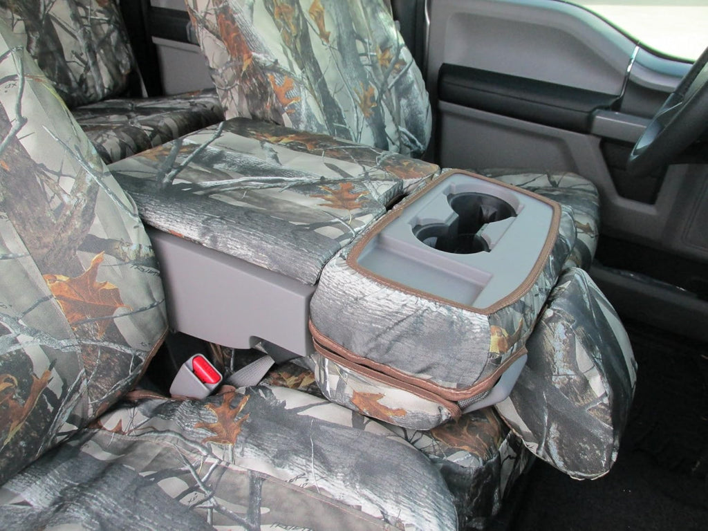 Waterproof Camo Seat Covers for 2015-2021 Ford F150 Front Split Bench C156651
