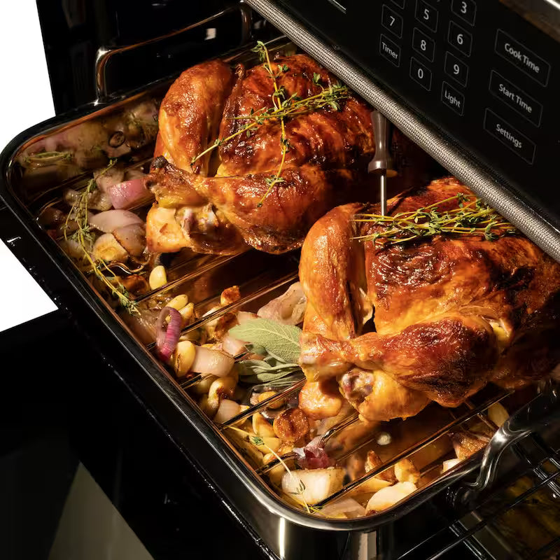 30 in. Double Electric Wall Oven with True Convection in Stainless Steel P925