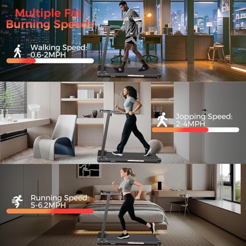 Portable Folding Treadmill with Handles R212373