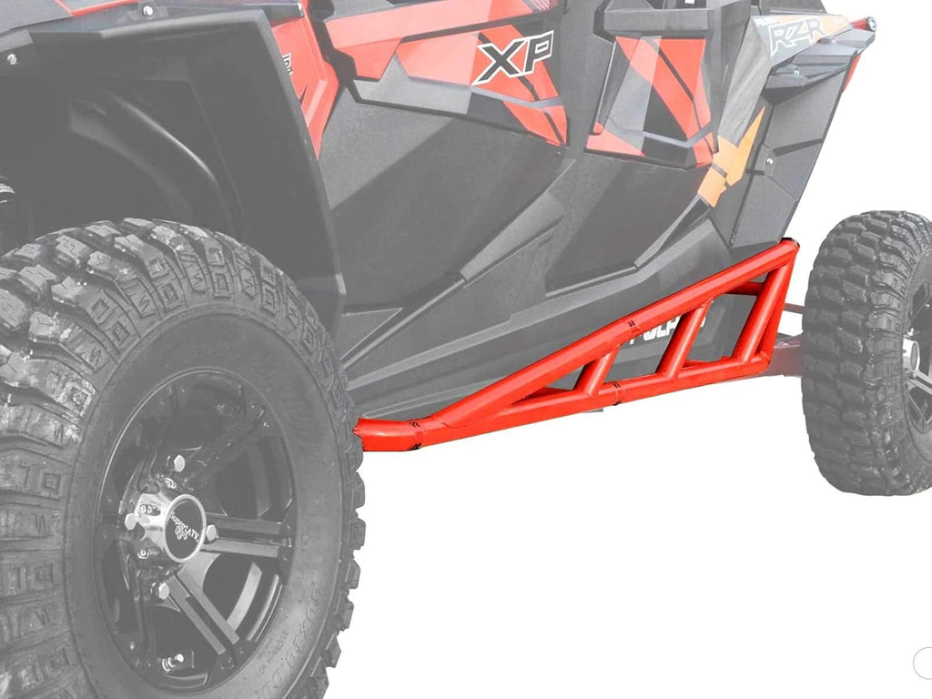 Red Nerf Bars with UV-Resistant Powder Coat Finish Q84728
