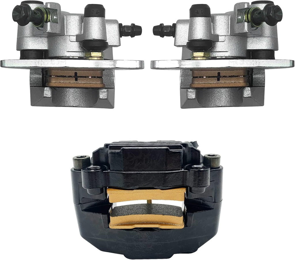 Front Left Right & Rear Brake Calipers for Yamaha Grizzly 660 YFM660 F 2002-2008 W59821