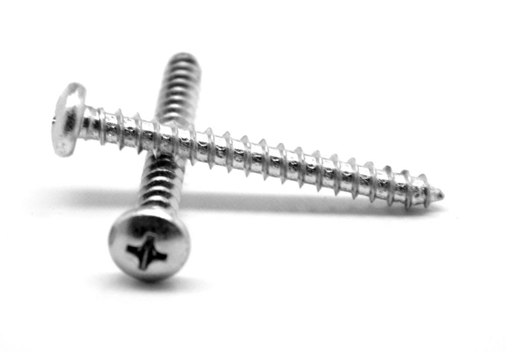#12-14 x 2 3/4 Sheet Metal Screw Phillips Pan Head Type AB Zinc Plated R4336
