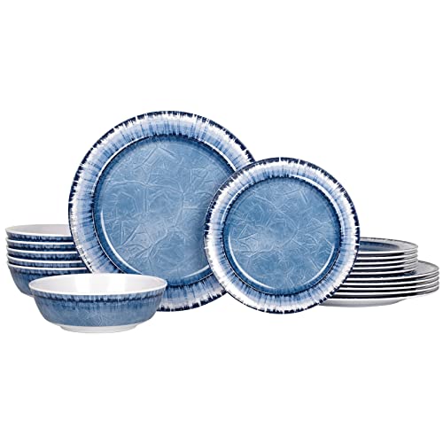 Melamine Dinnerware Set of 12 Pcs, Sage Green Z608520