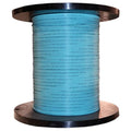 6 Fiber Indoor Distribution Fiber Optic Cable Multimode 50/125 OM3 Aqua Riser Rated Spool 1000 Foot Z380960