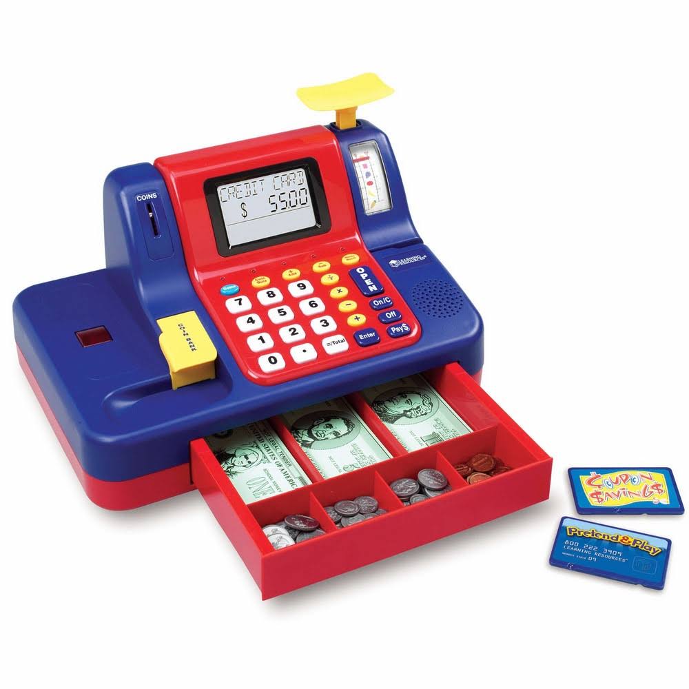 Pretend & Play Teaching Cash Register V13000