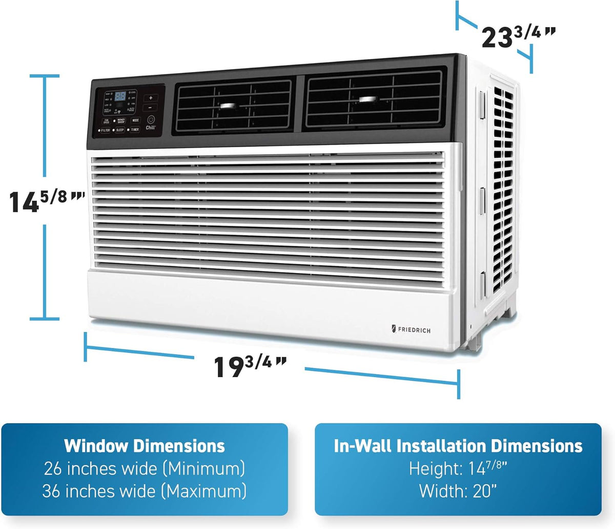 White Smart Air Conditioner Wall & Window Unit, 12,000 BTU Y6965