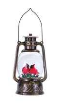 Snow Globe Lantern 11.5x22H Plastic 6 HR Timer 3 AA Batteries O26194