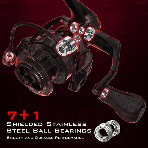 5.2:1/6.2:1 Gear Ratio Spinning Reel with Graphite Frame V2703
