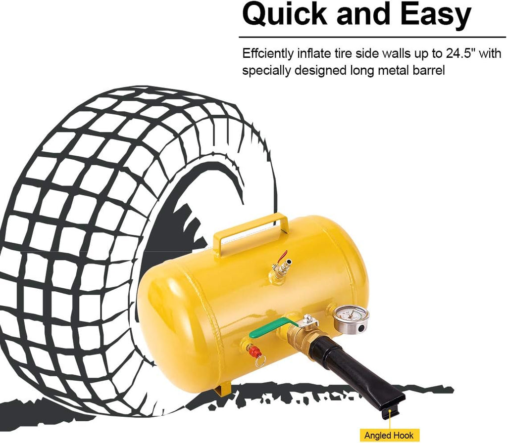 5 Gallon Air Tire Bead Seater Blaster Tool Inflator 145psi C37975
