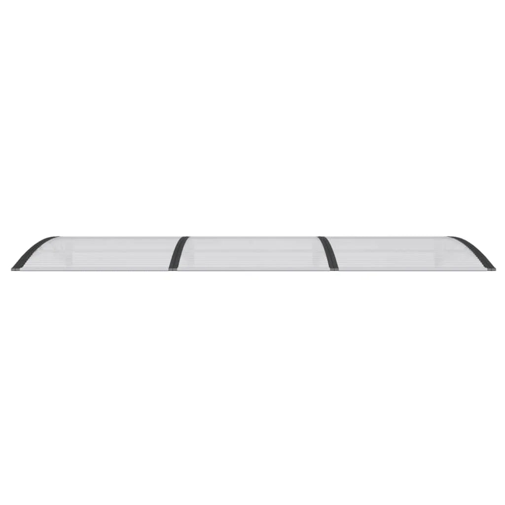 Black Polycarbonate Door Canopy Q31818